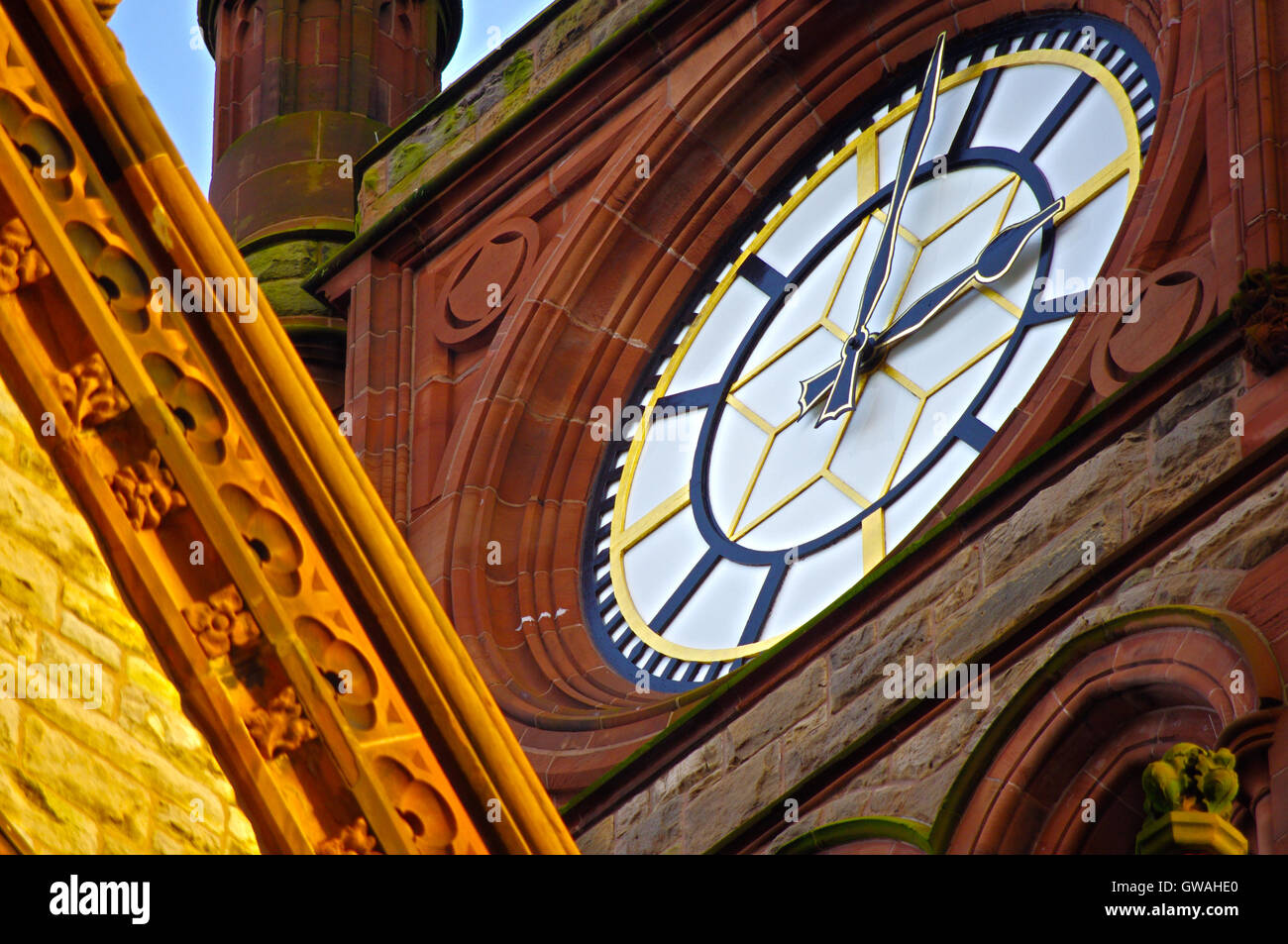 Derry/ Londonderry clock tower Stock Photo Alamy