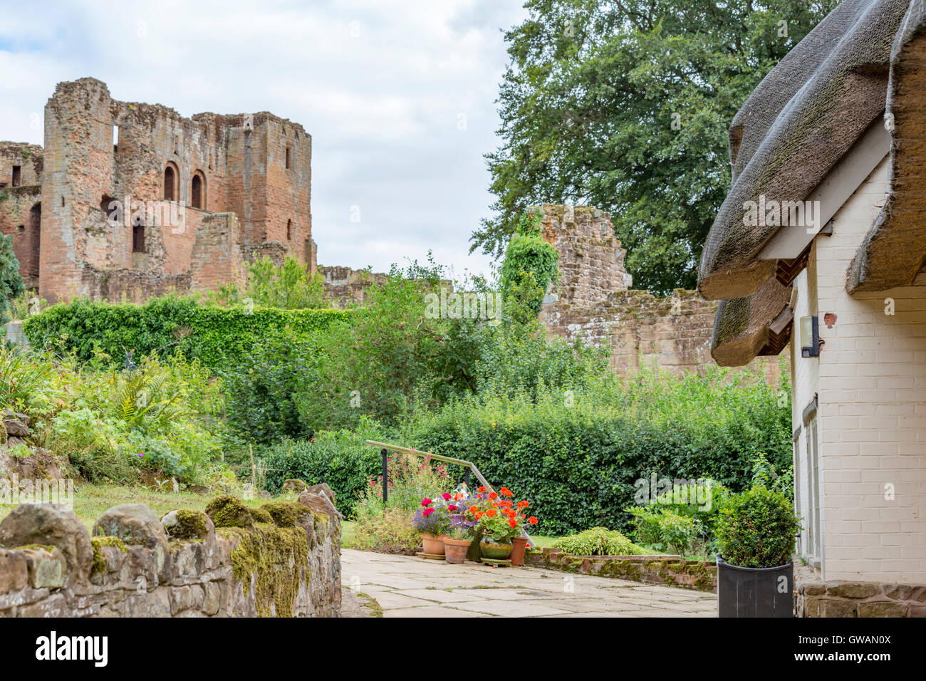 Kenilworth Castle, Kenilworth, Warwickshire, England, UK Stock Photo