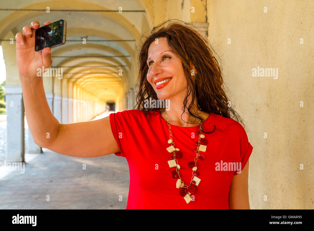 mature-woman-taking-selfie-hi-res-stock-photography-and-images-alamy
