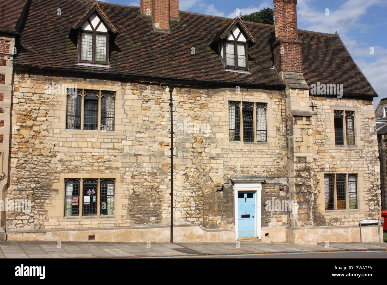 Houses on Pottergate, Lincoln, England Stock Photo Alamy