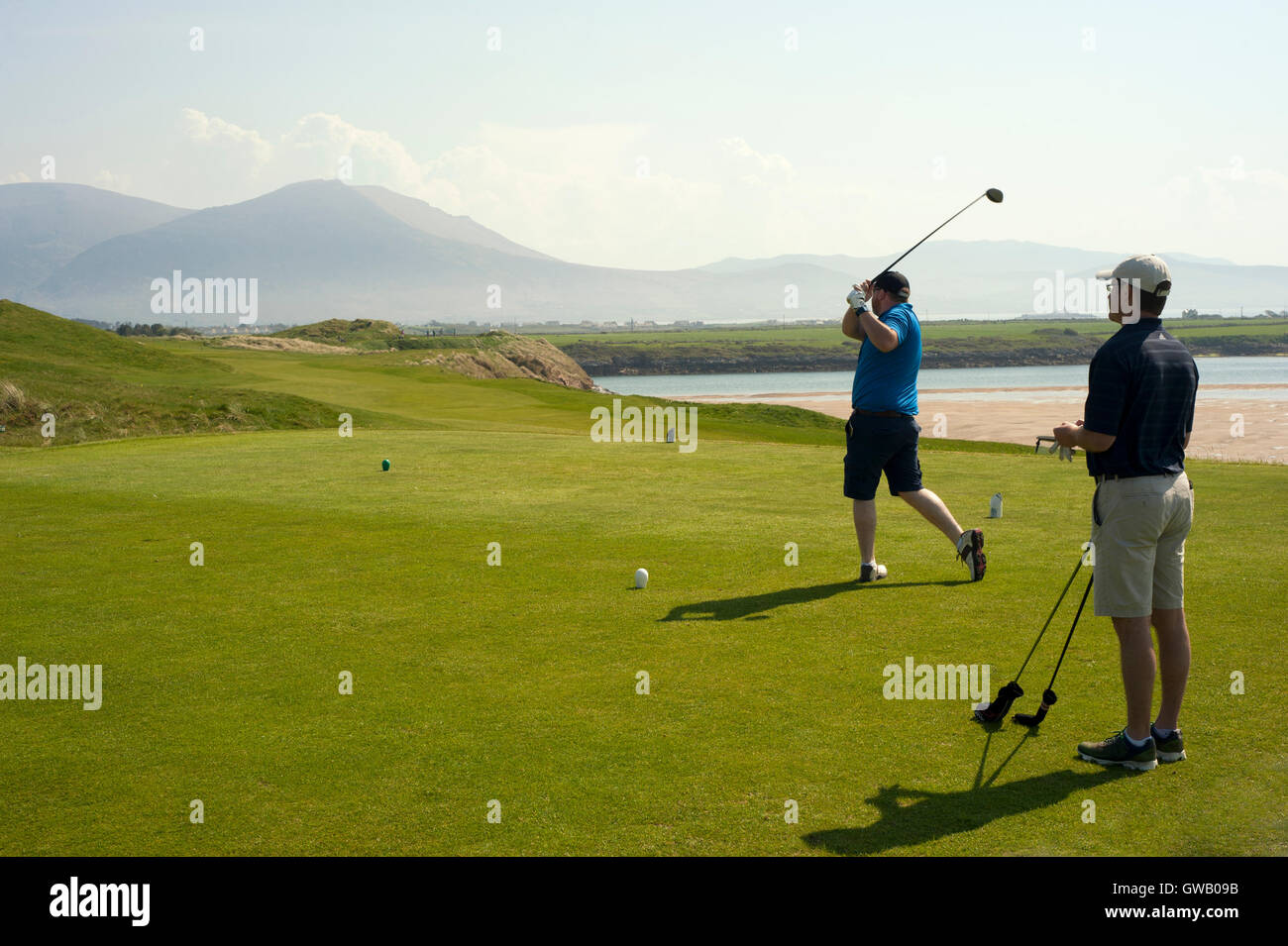 The 4th hole, Tralee Golf Club, Kerry, Ireland Stock Photo