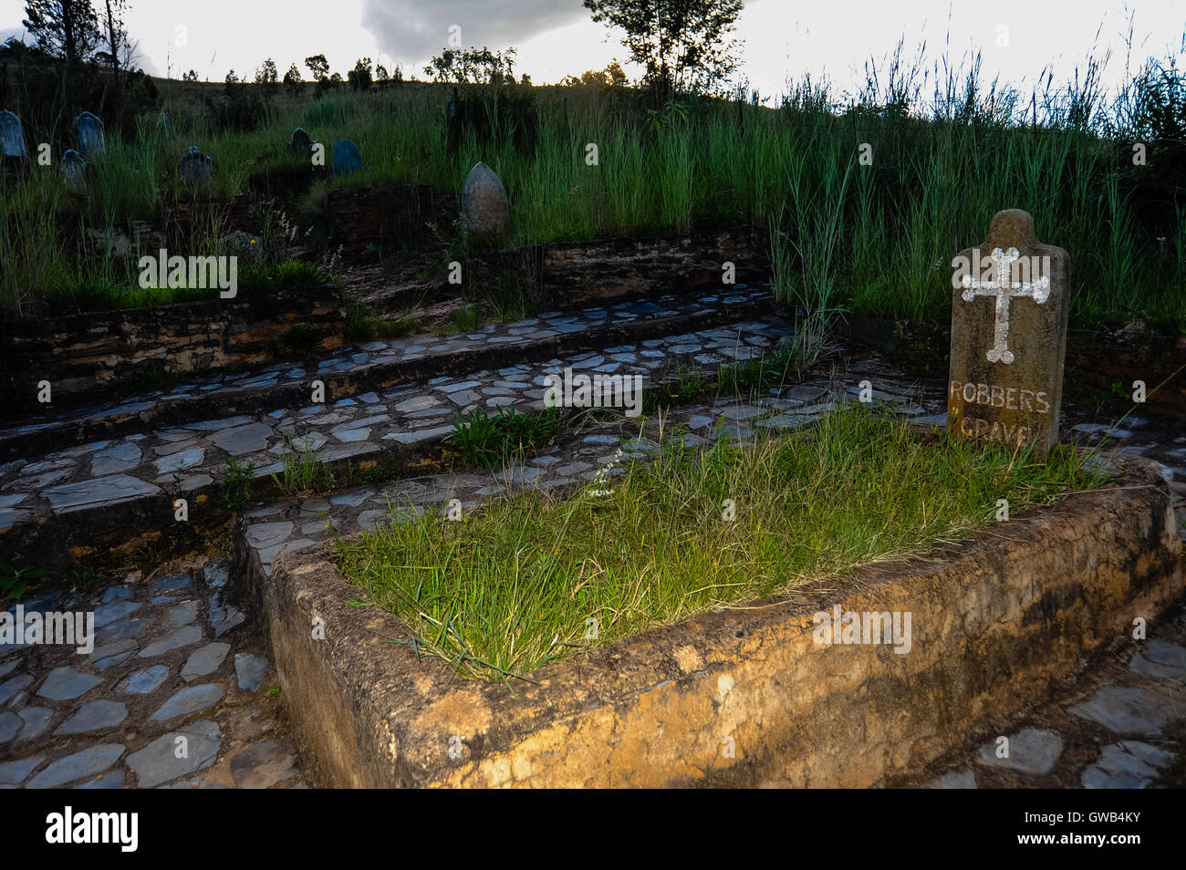Robber's Grave at the graveyard in Pilgrim's Rest, an old Gold mining