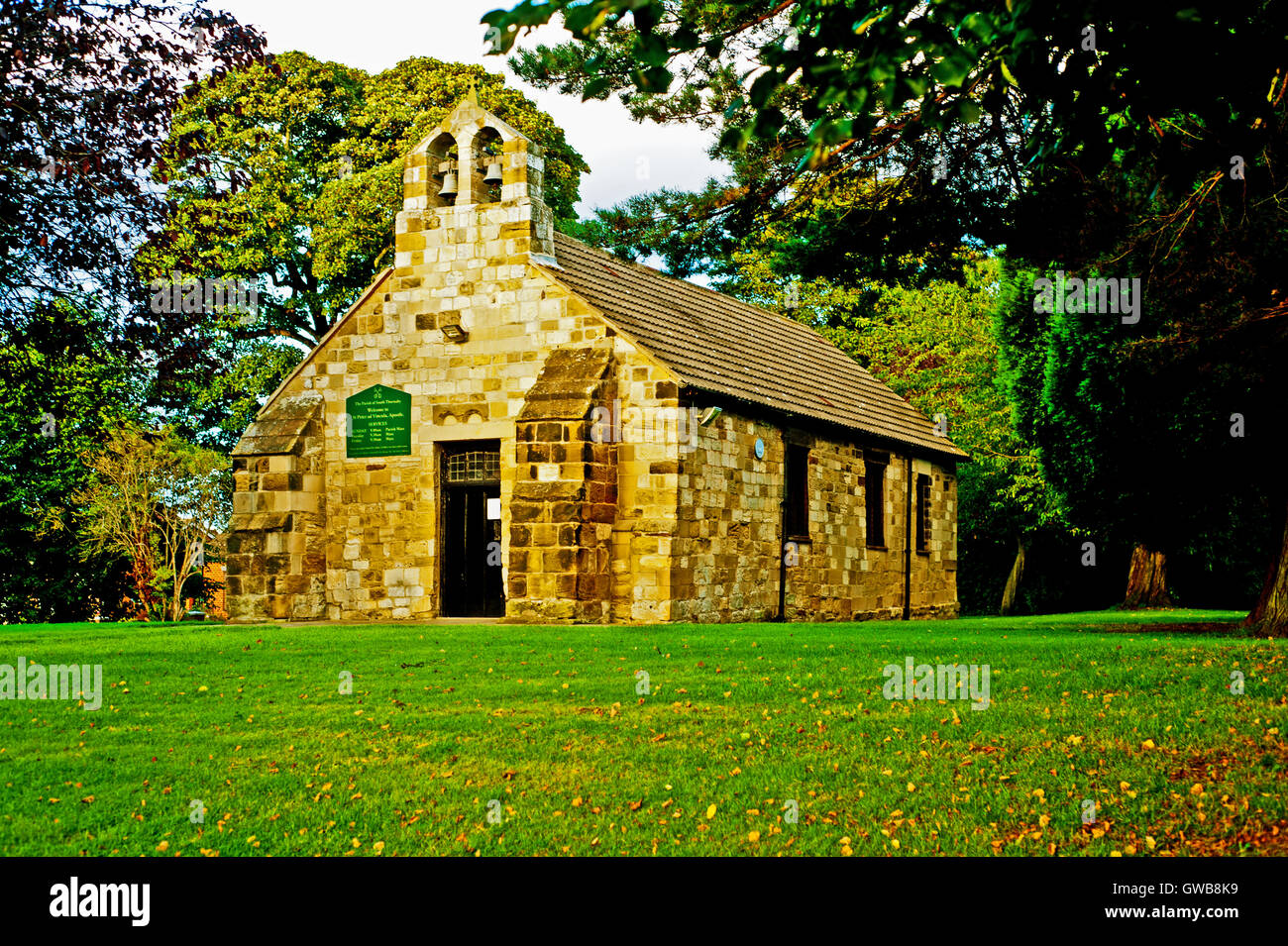 St Peters 12 century church, Thornaby on Tees Stock Photo Alamy
