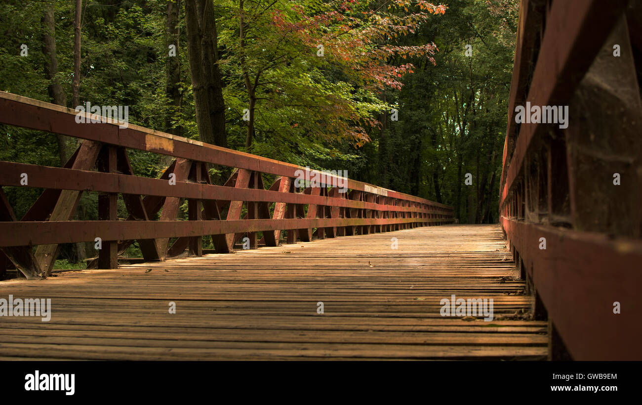 bridge of Aylmer - Canada. Stock Photo