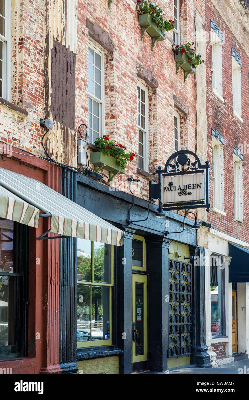 Paula Deen Store in Savannah Stock Photo Alamy