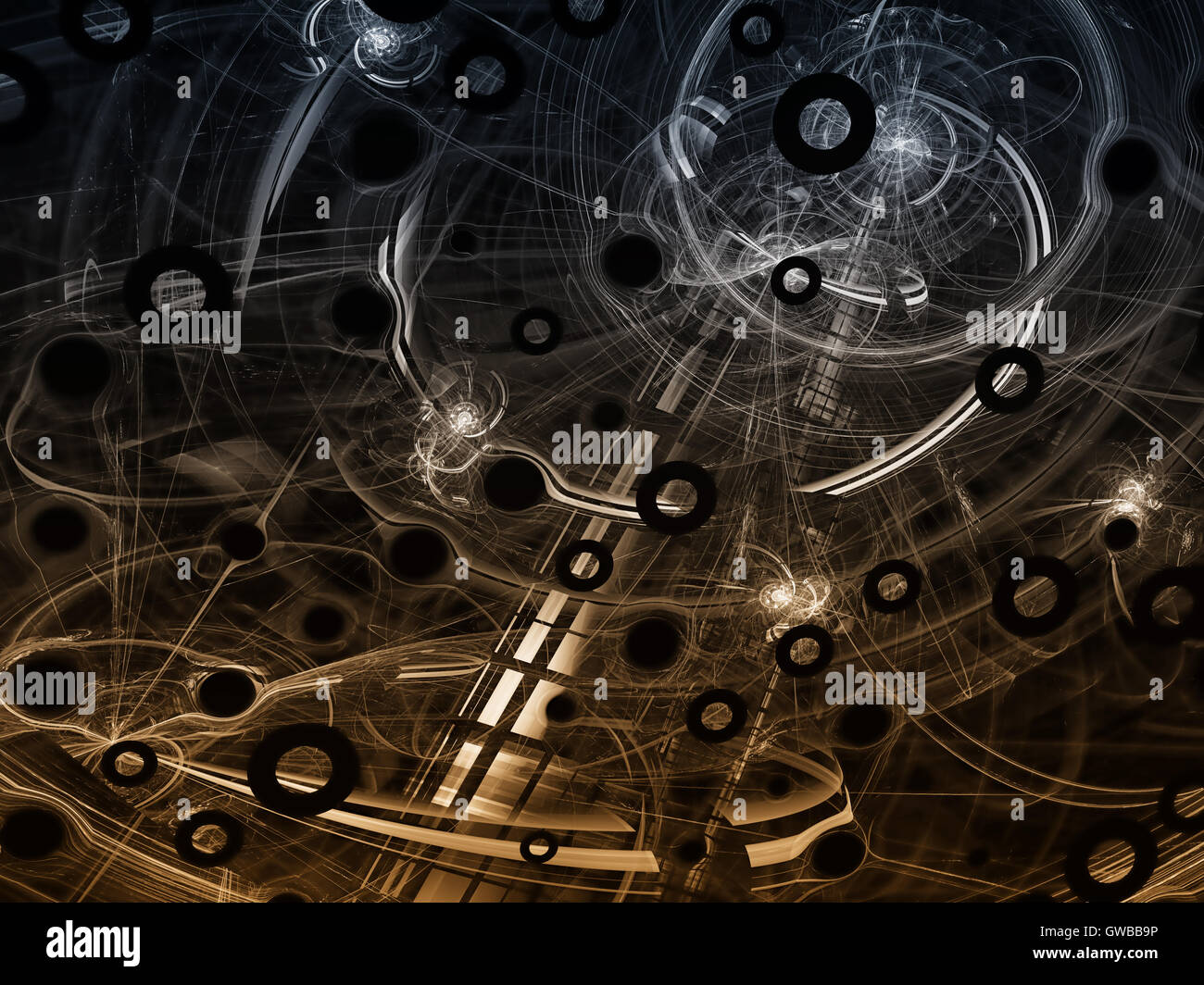 Abstract digitally generated technology style image Stock Photo - Alamy