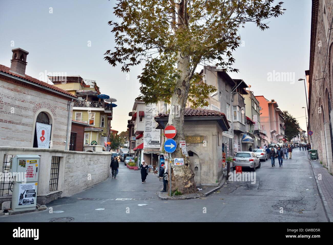 Street view in Istanbul Stock Photo