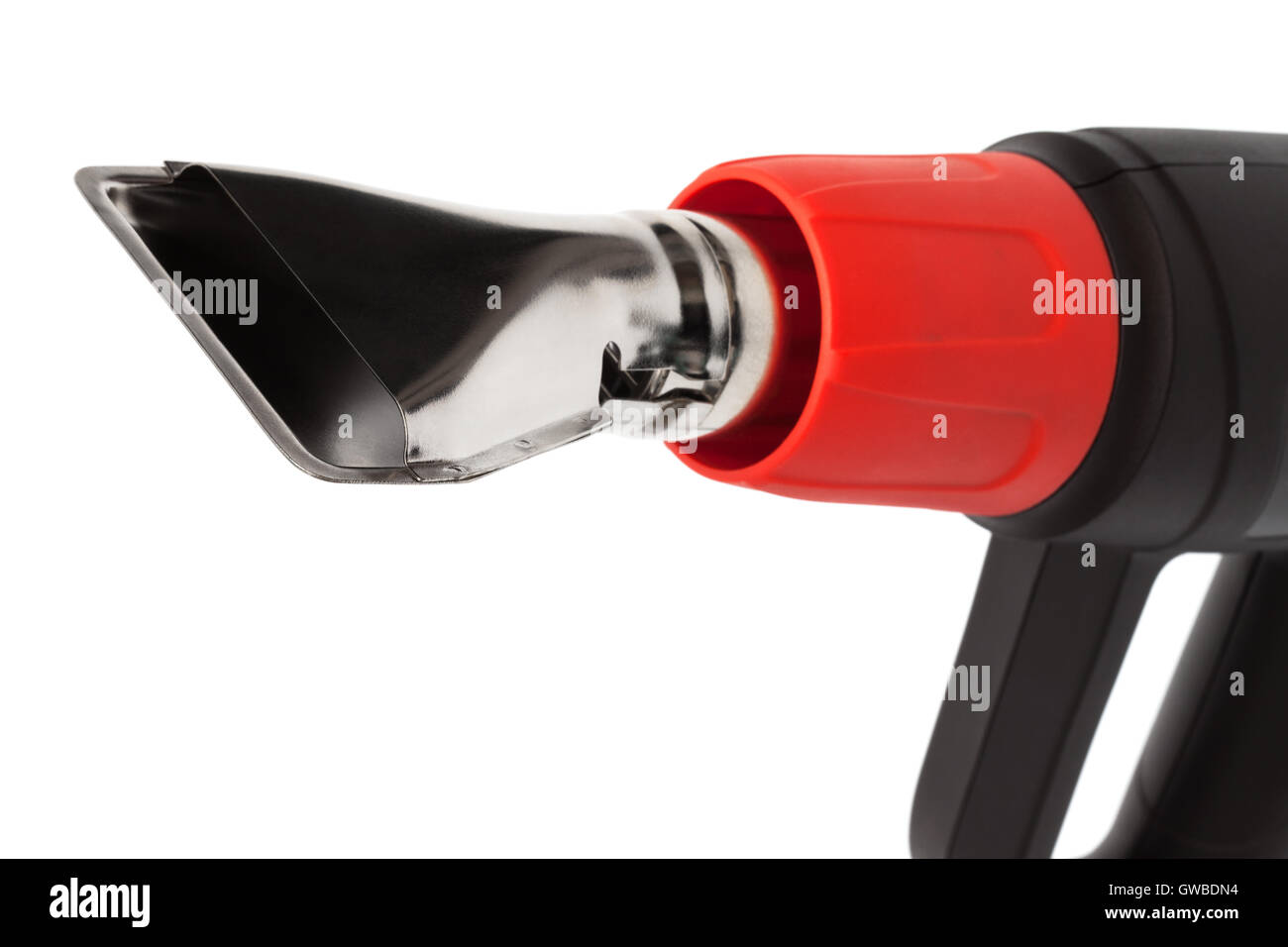 Hot air gun on a white background Stock Photo - Alamy