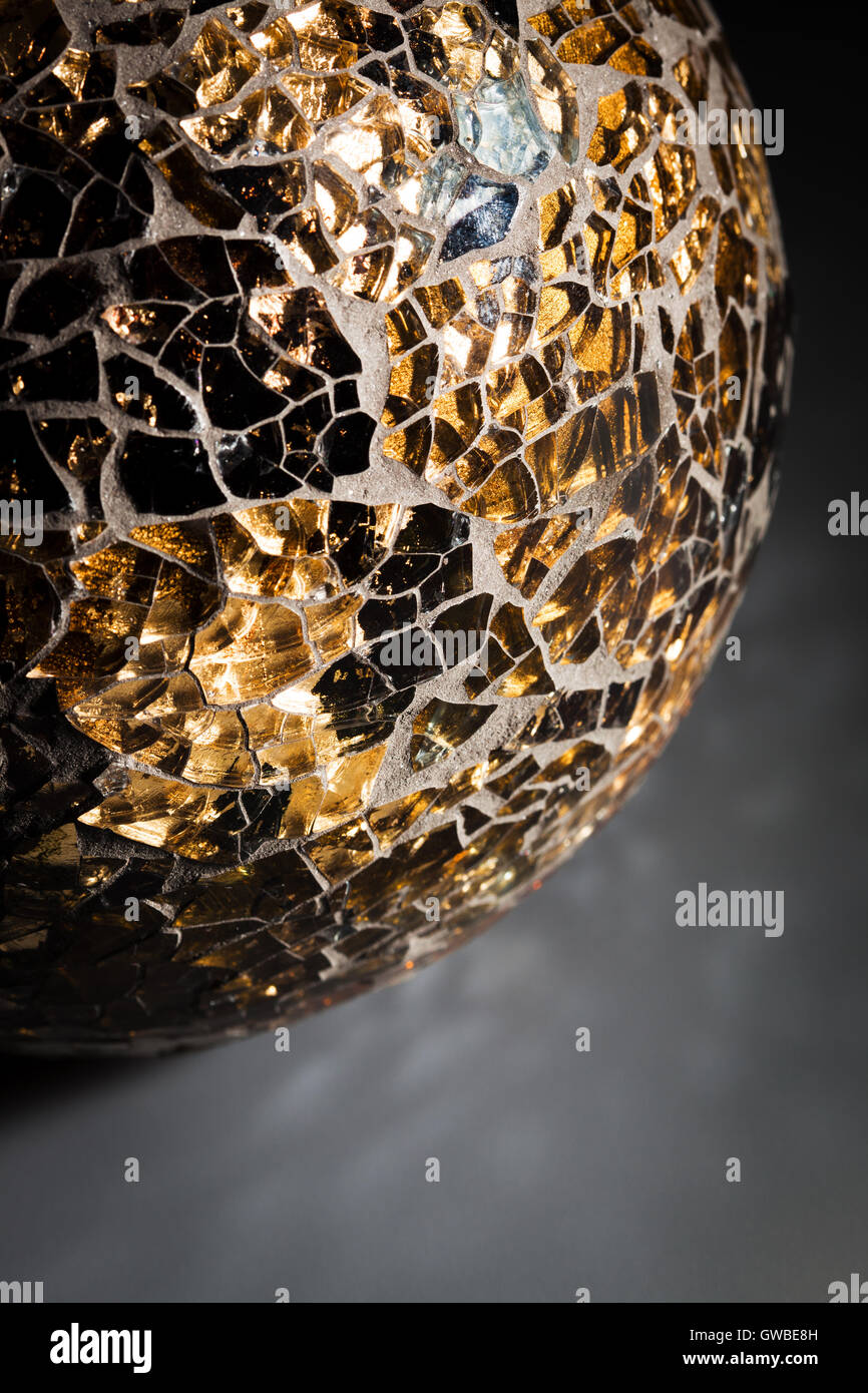 mirror ball on a gray background Stock Photo - Alamy