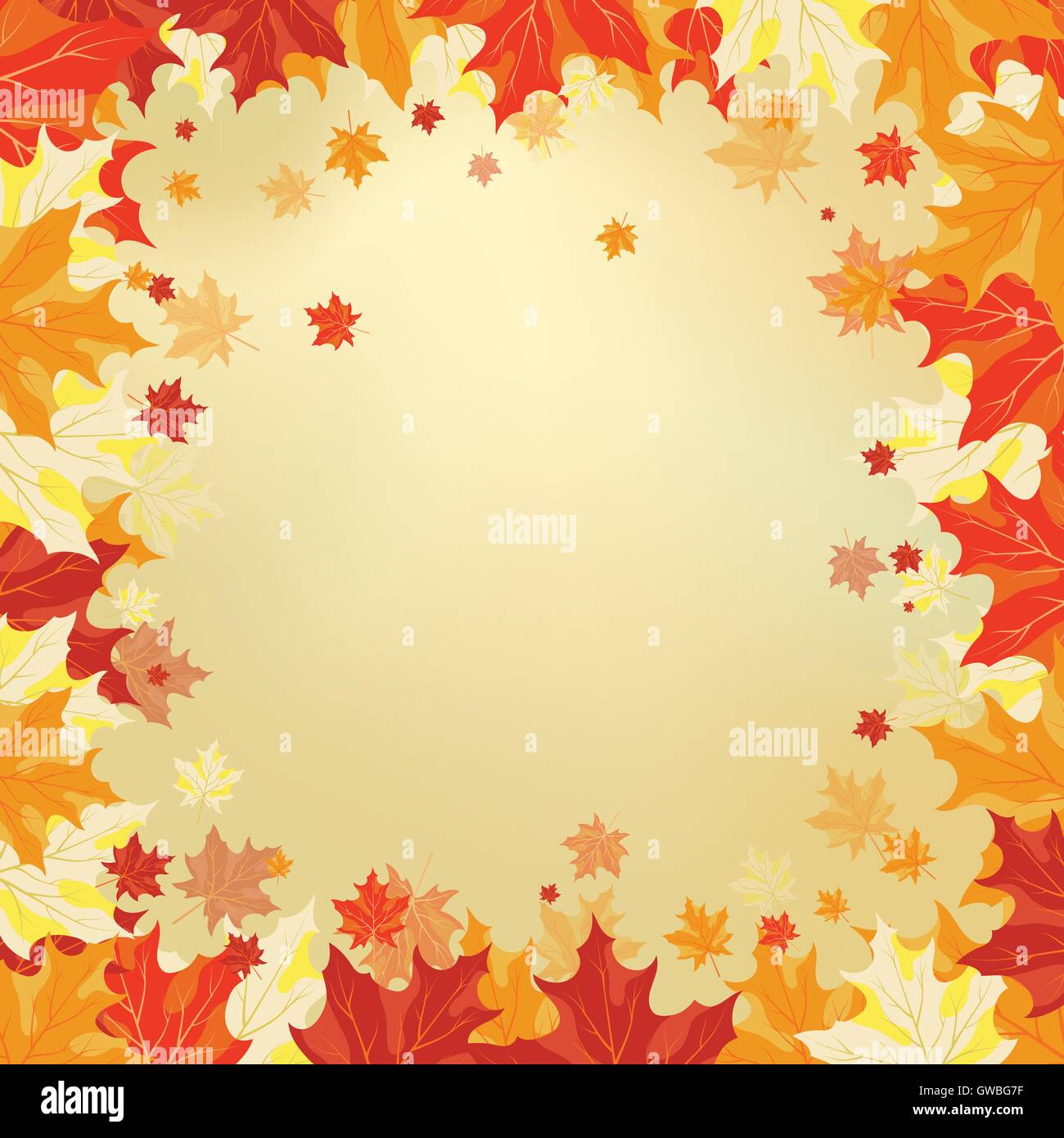 Autumn maple leaves background. Vector illustration with transparency ...