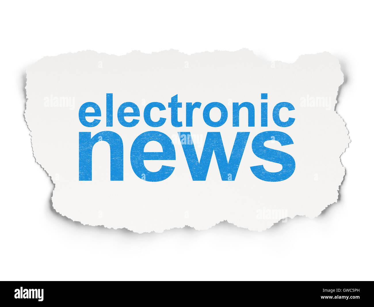 News concept: Electronic News Stock Photo
