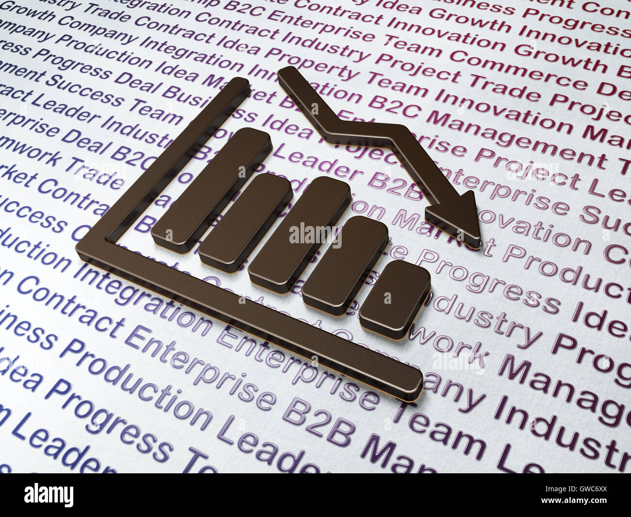 Business graph line on paper hi-res stock photography and images - Alamy