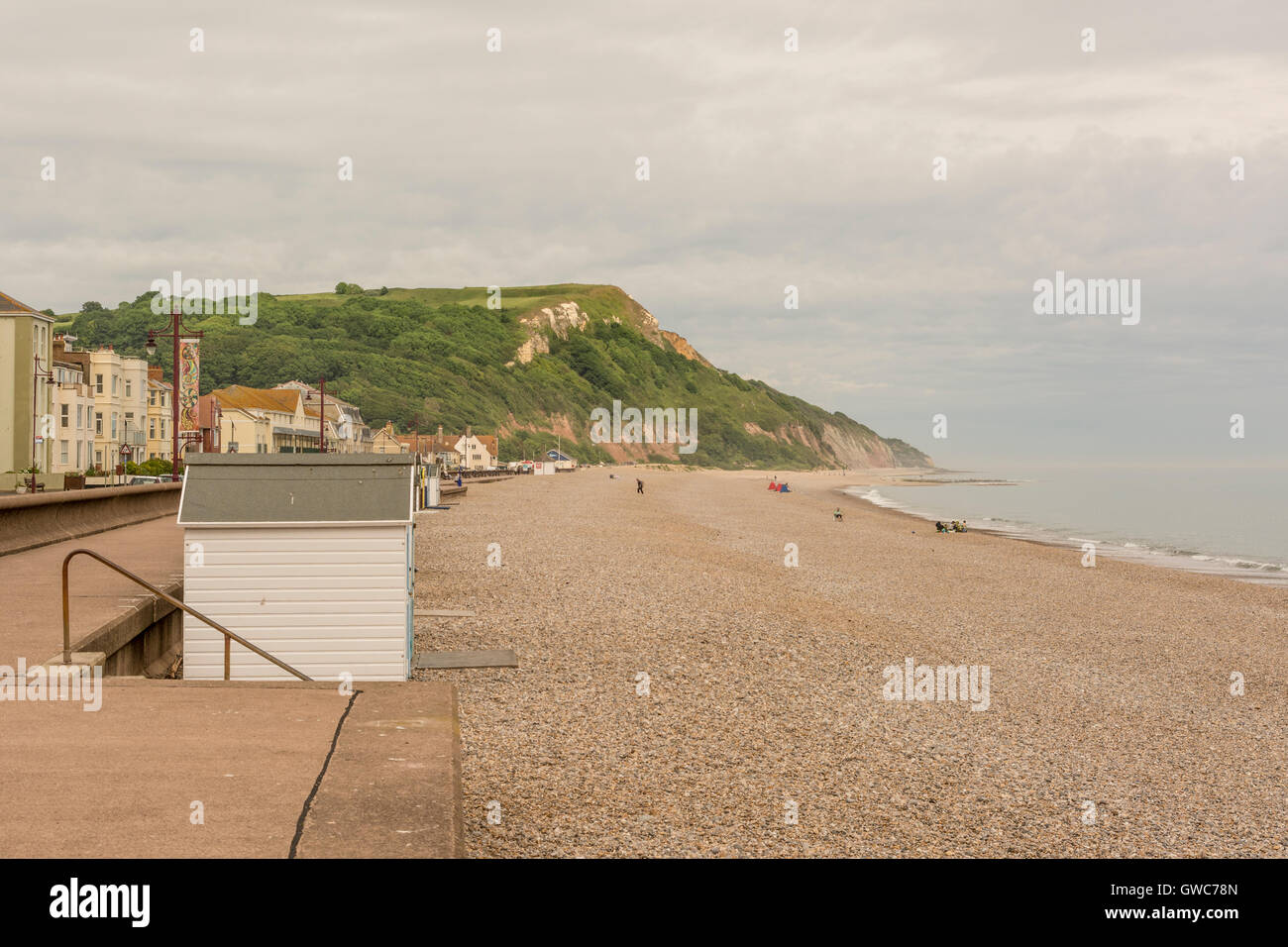 Seaton seafront and beach Seaton, East Devon on the south west coast