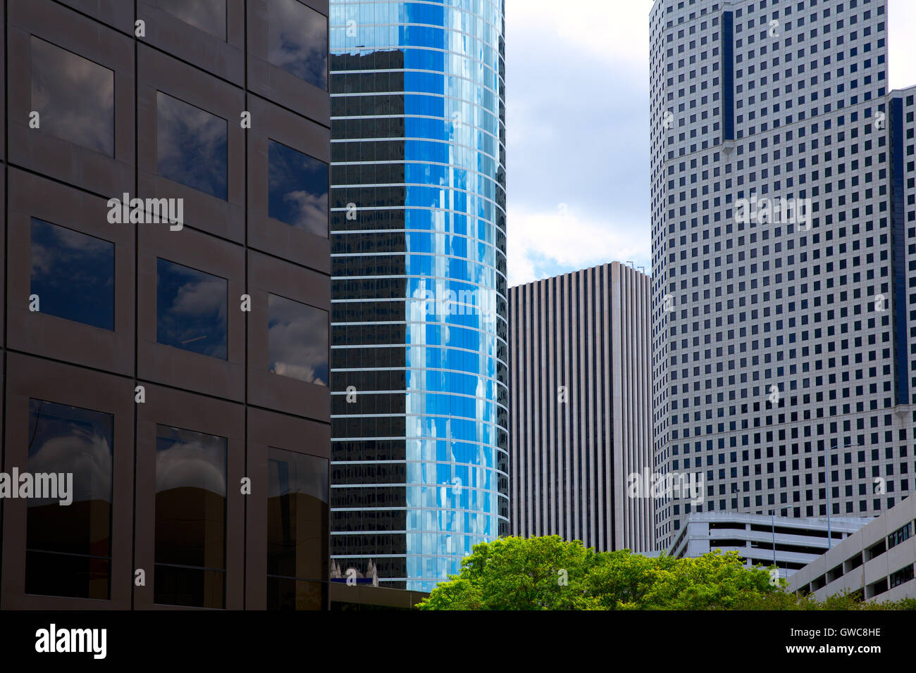 Houston Texas Skyline with modern skyscapers Stock Photo - Alamy