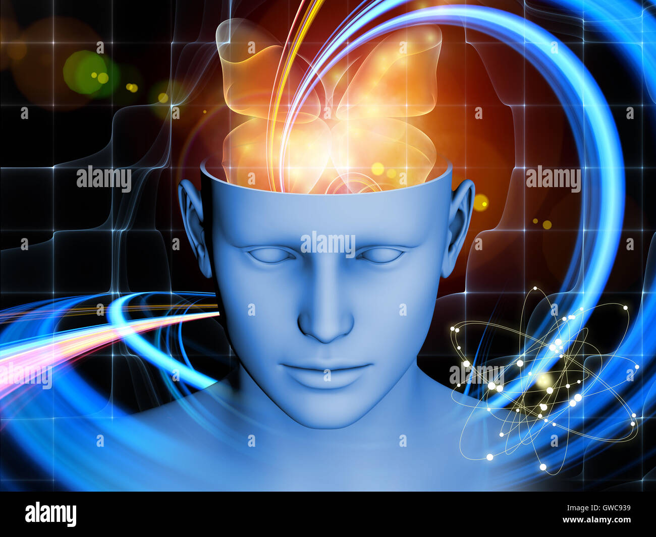 Elements of the Mind Stock Photo