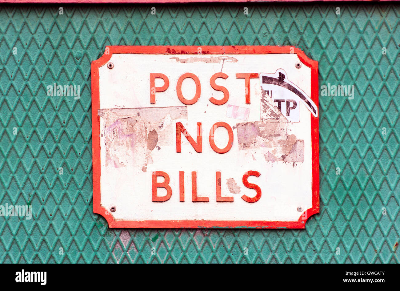 Post no bills sign hires stock photography and images Alamy