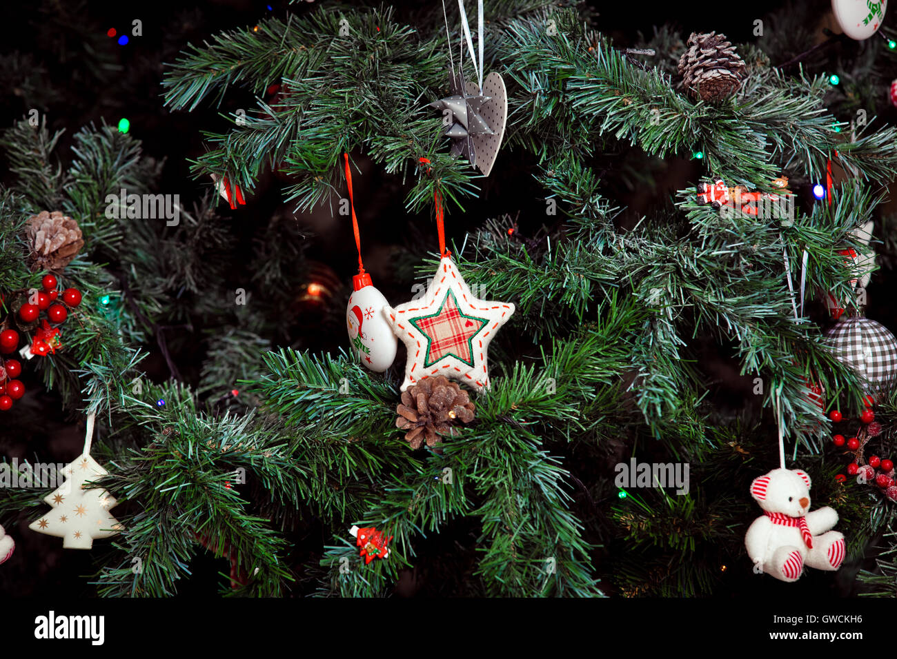 Christmas and New Year background Stock Photo