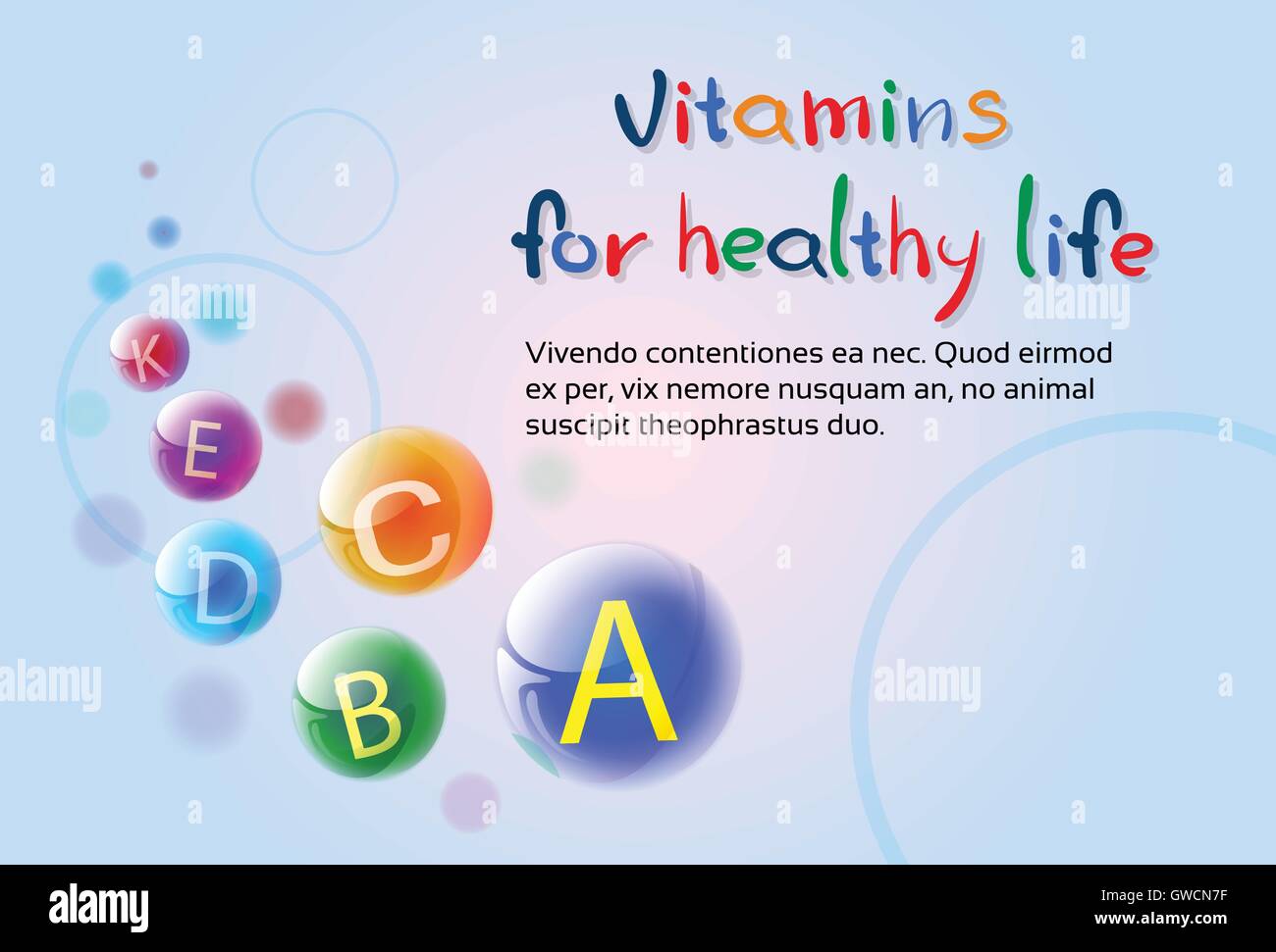 Essential Chemical Elements Nutrient Minerals Vitamins Stock Vector