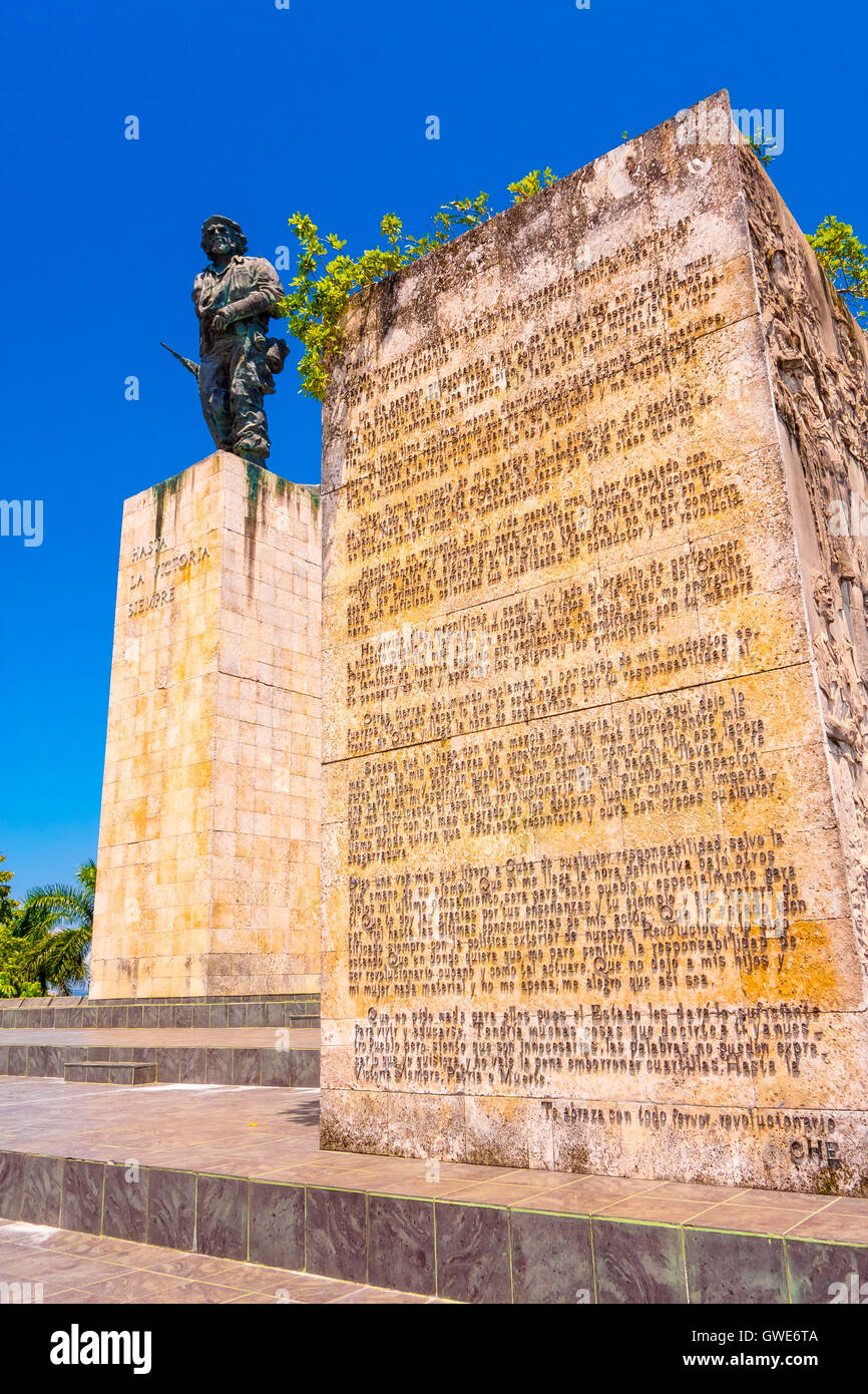 SANTA CLARA, CUBA DECEMBER 14, 2014 The Che Guevara Mausoleum in