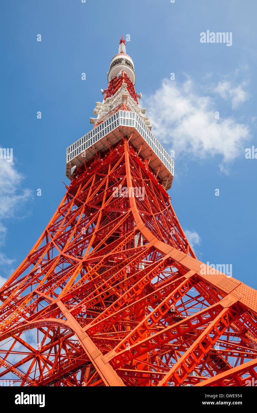 Tokyo communications and observation tower Stock Photo