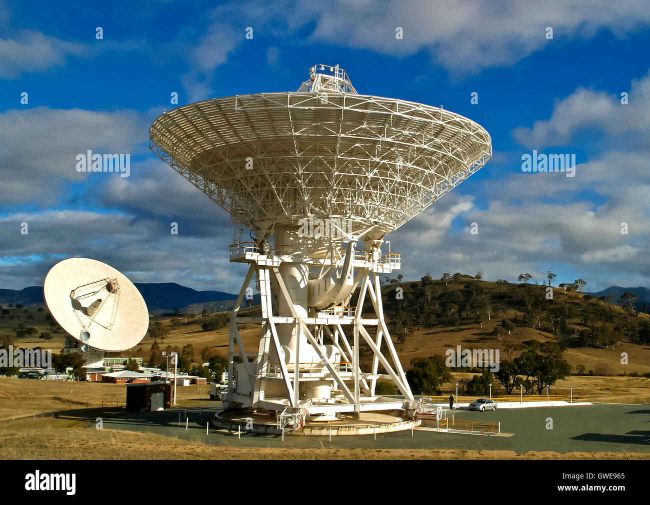 Two antennas at Canberra Deep Space Communication Complex funded by