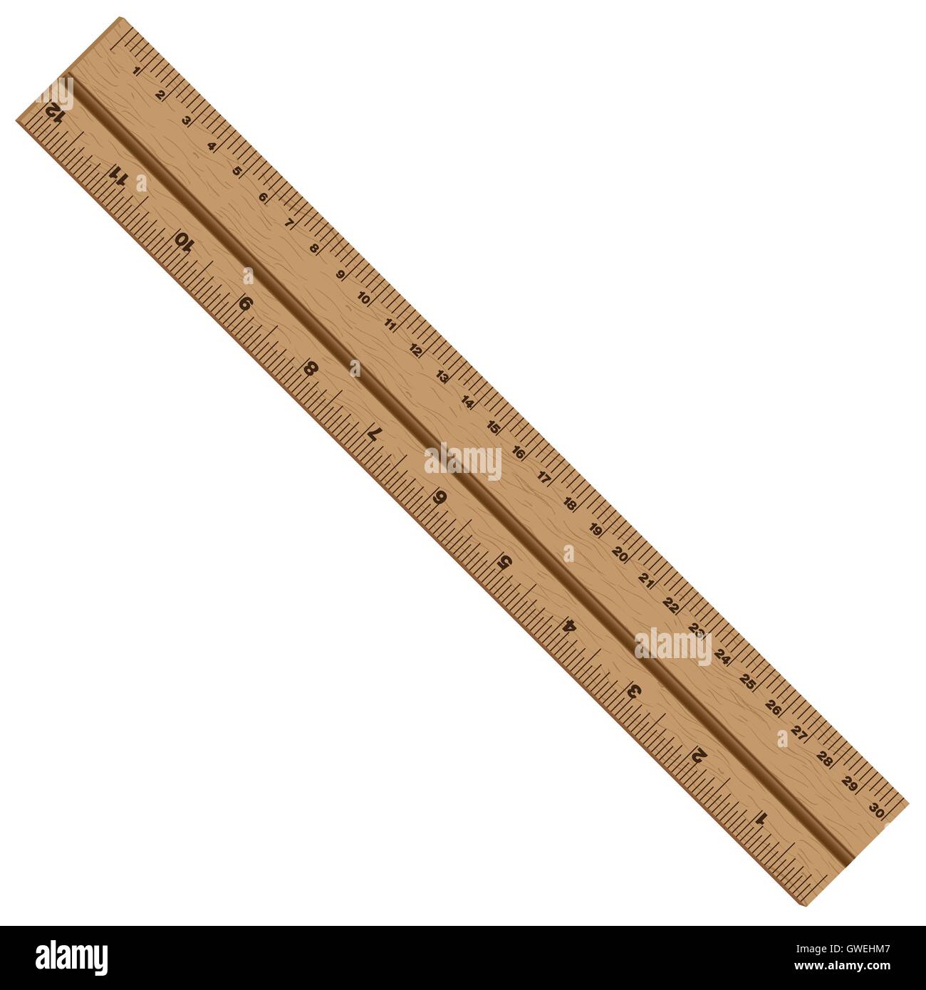 Plastic transparent Ruler with white background Stock Photo - Alamy