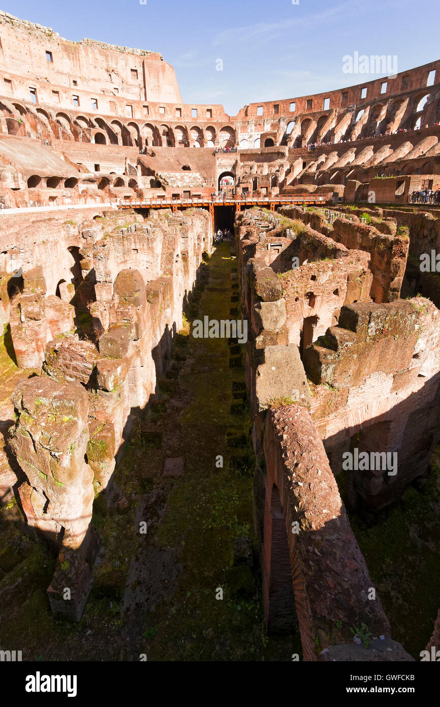 Rome, Italy - April 7, 2013: Ancient Roman Coliseum sees around 4 ...