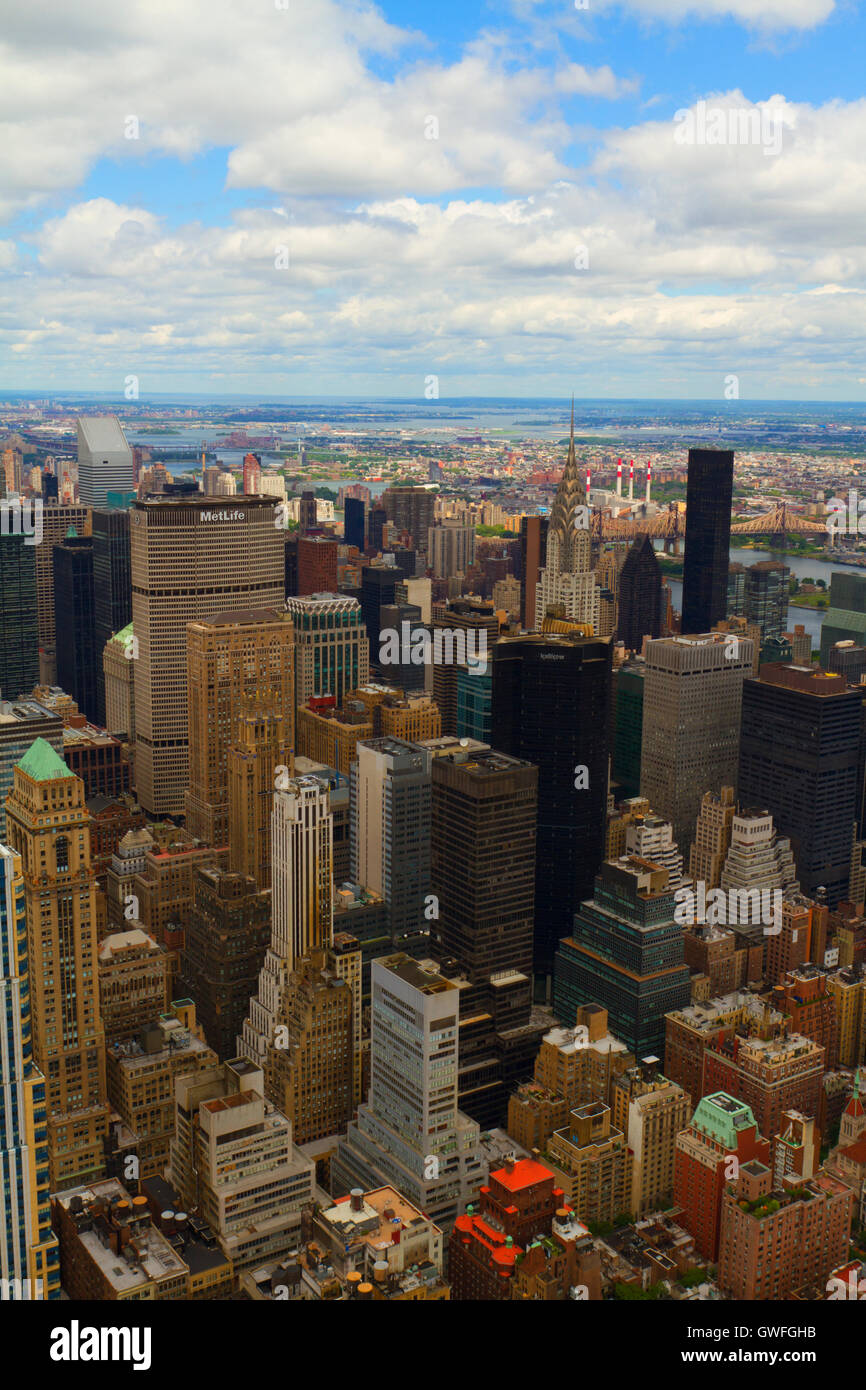 Aerial views of New York City, USA Stock Photo - Alamy