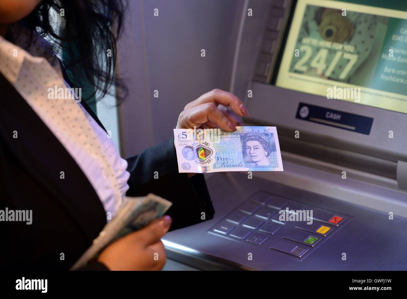 Cash Machine Raju New bank birmingham hi-res stock photography and images - Alamy