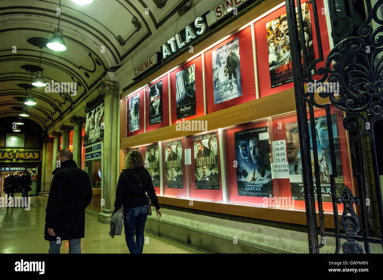 Atlas Passage Istiklal Street Istanbul Stock Photo