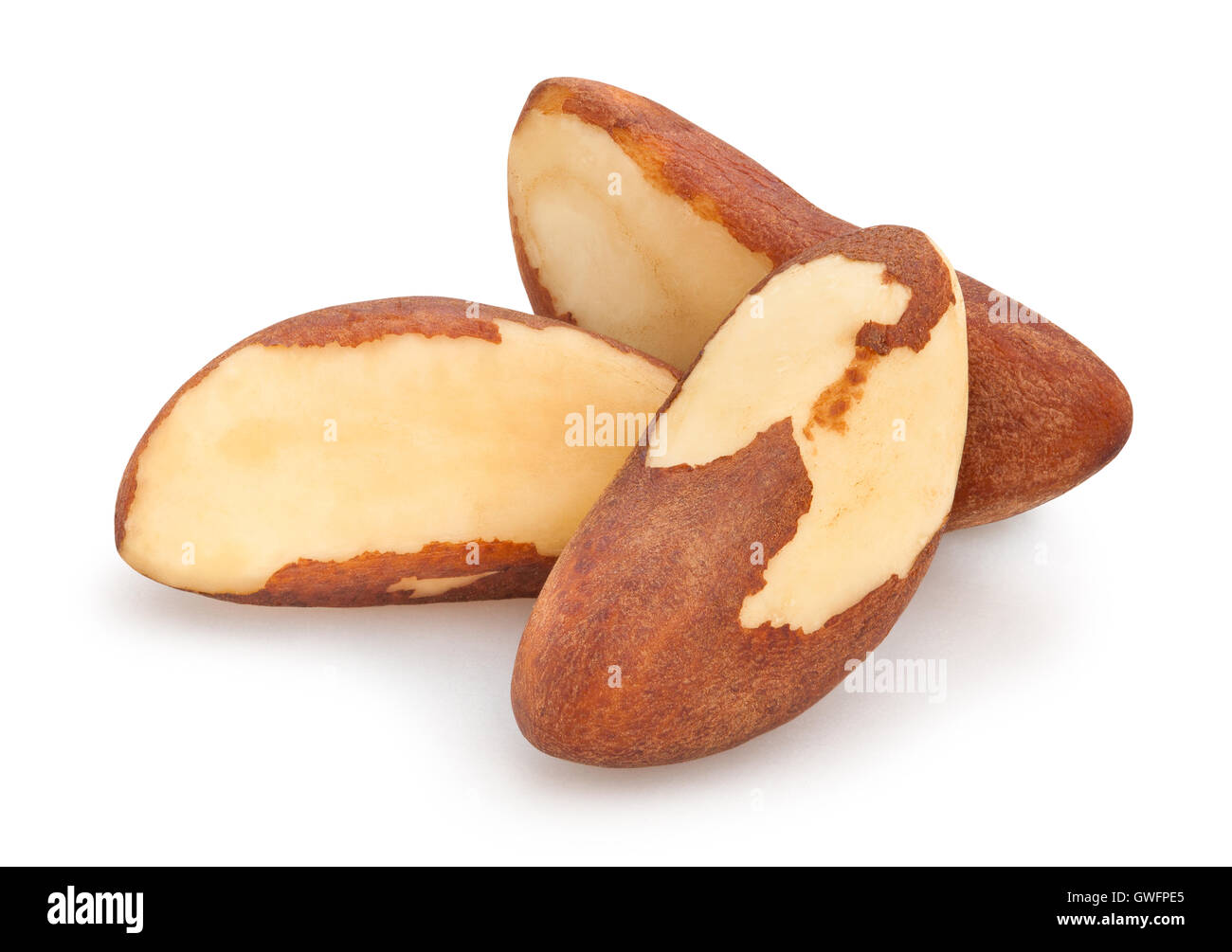 brazil nuts isolated Stock Photo - Alamy