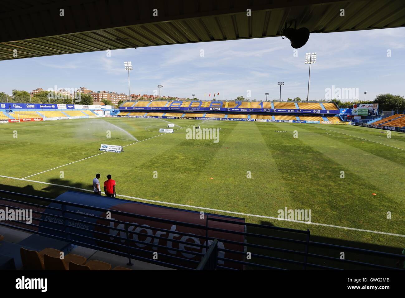 Alcorcon, Spain. 11th Sep, 2016. Estadio Municipal Santo Domingo