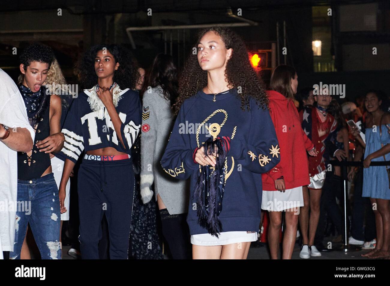 New York, USA. 09th Sep, 2016. Tommy Hilfiger Show outside in New York, USA on 09th September, 2016. © TopPhoto/Alamy Live News Stock Photo