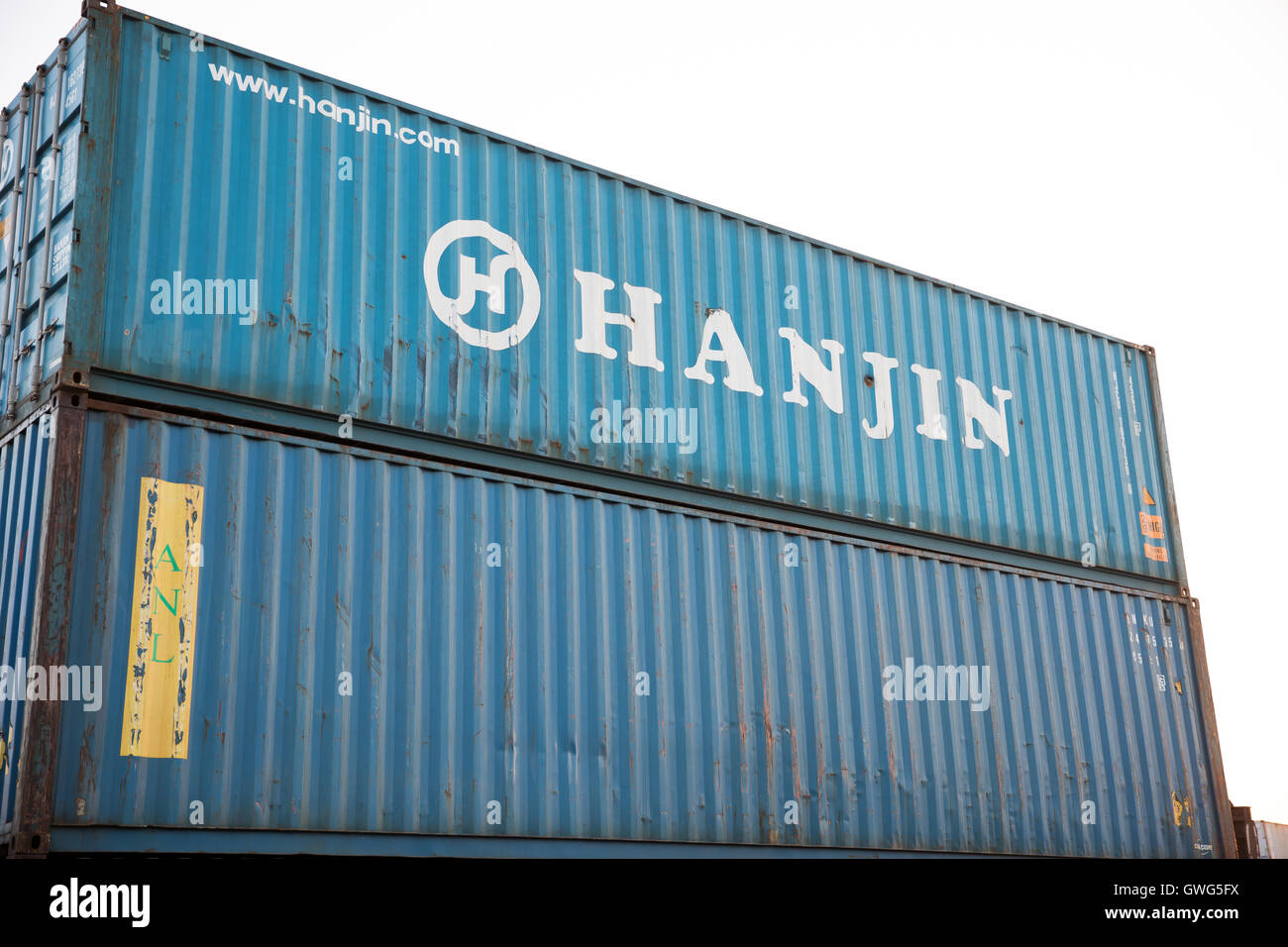Hanjin Shipping Company Stock Photos Hanjin Shipping Company Stock - 