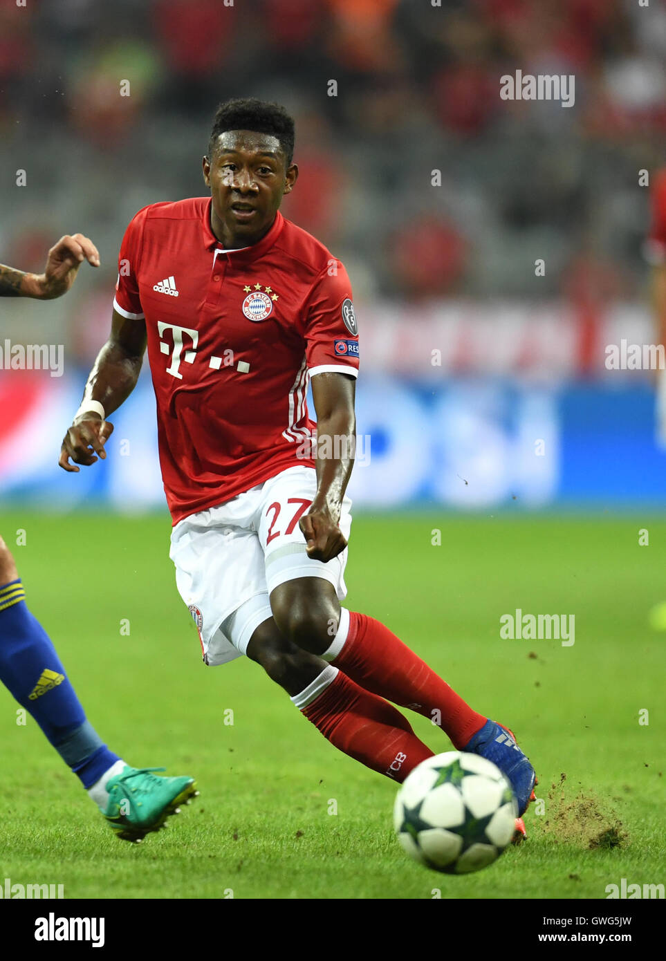 Bayern Munich's David Alaba in action during the Champions League Group ...