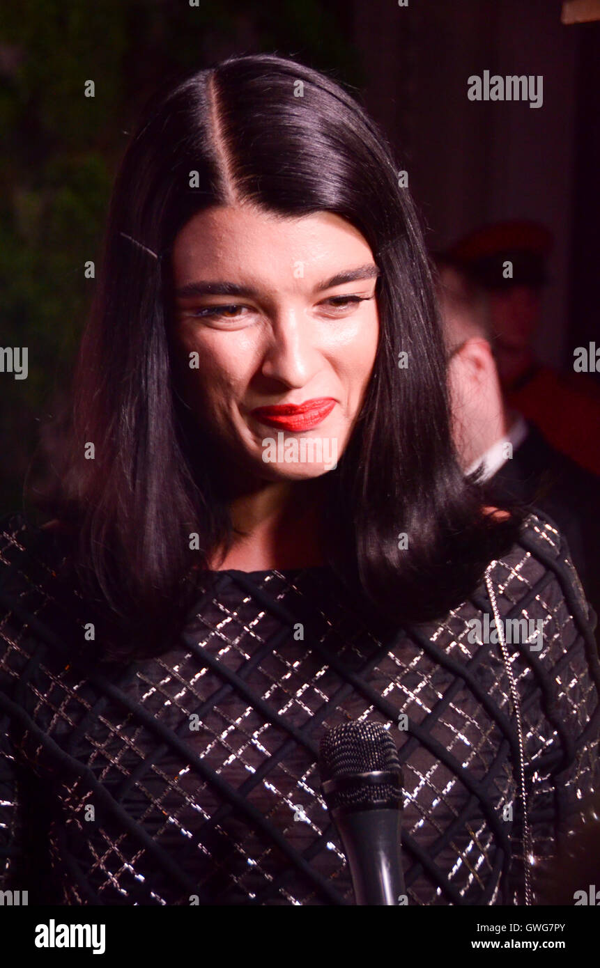 NEW YORK, NY - SEPTEMBER 13:  Crystal Renn attends the Unitas second annual gala against human trafficking to raise funds and awareness in the fight against human trafficking and exploitation on September 13, 2016 at Capitale restaurant  in New York City.  Credit: Raymond Hagans/MediaPunch Stock Photo