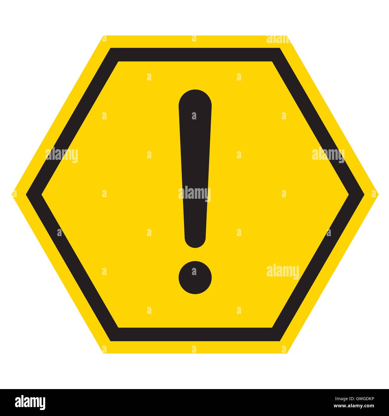 warning, sign, exclamation, pressure, mark, yellow, icon, hazard, error, point, attention, vector, triangle, symbol, isolated Stock Vector