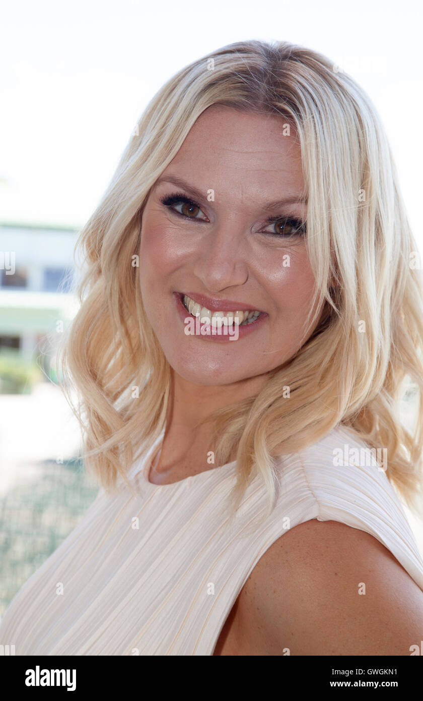 SANNA NIELSEN Television Host and singer Stock Photo