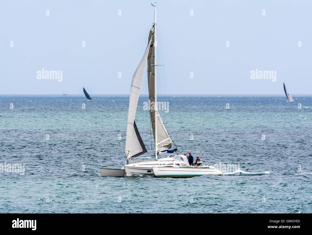 Sailing boats in the Falmouth Regatta 2016 Stock Photo Alamy