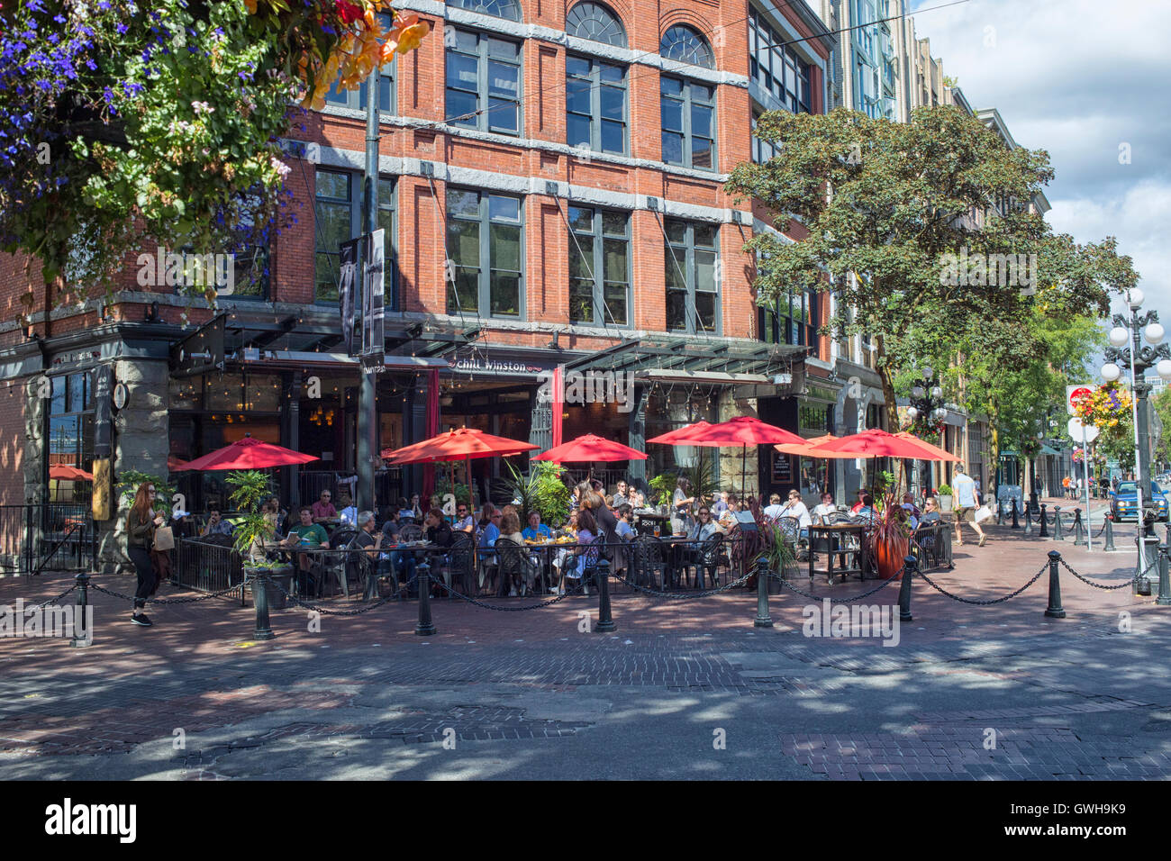 Gastown And Vancouver And Restaurant Stock Photos & Gastown And Vancouver And Restaurant Stock