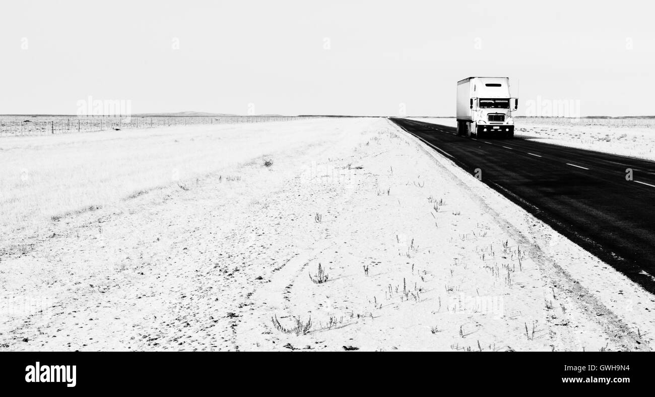 Highway and highway landscape Black and White Stock Photos & Images - Alamy