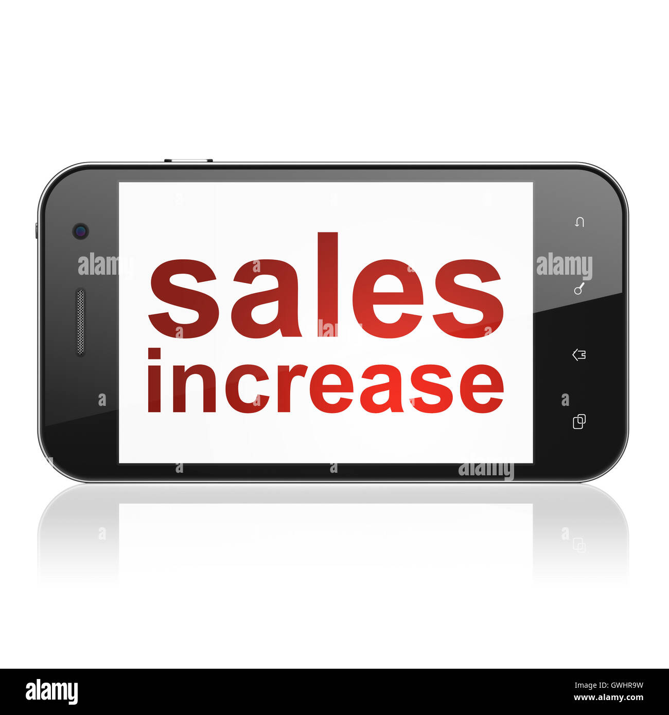 Marketing concept: Sales Increase on smartphone Stock Photo - Alamy