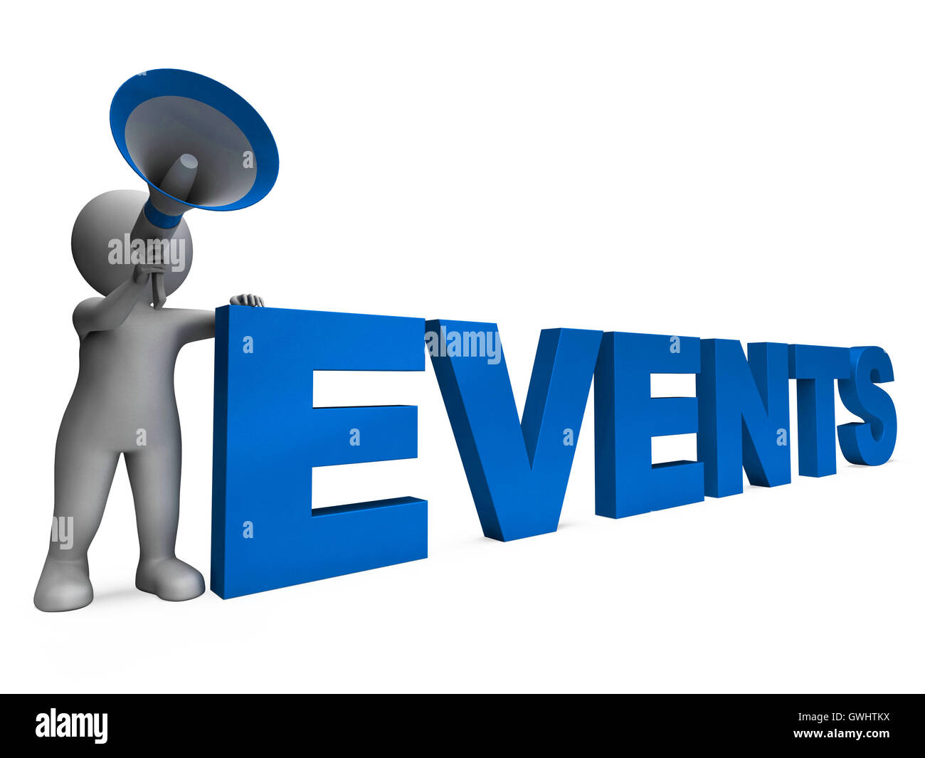 Events Character Means Concert Occasion Events Or Functions Stock Photo