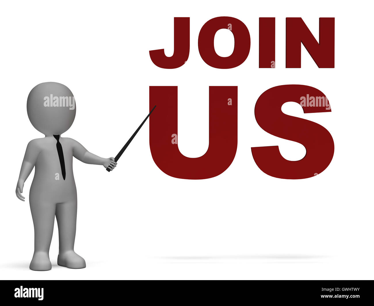 Join Us Sign Shows Register Or Subscribe Stock Photo - Alamy