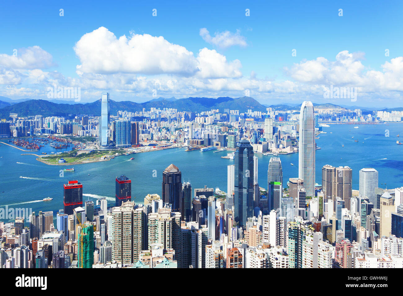Hong Kong cityscape Stock Photo - Alamy
