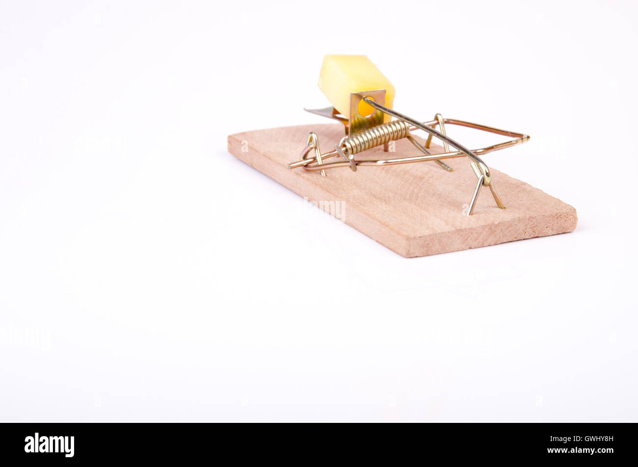 old vintage wood mouse trap Stock Photo - Alamy