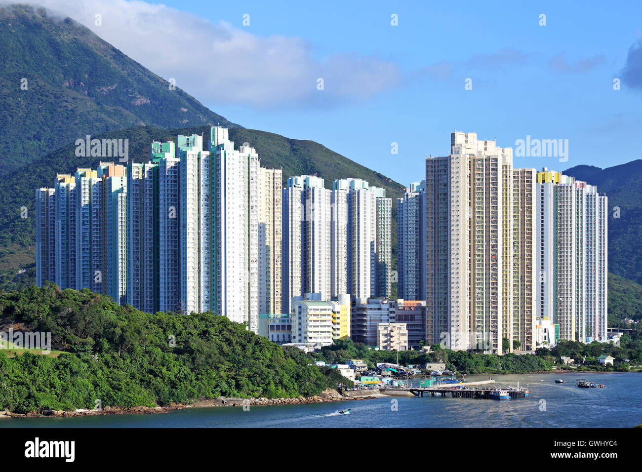 Cityscape in Hong Kong Stock Photo - Alamy