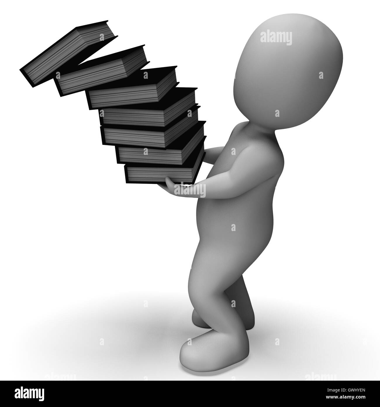 Dropping Files Showing Clerk Stock Photo Alamy