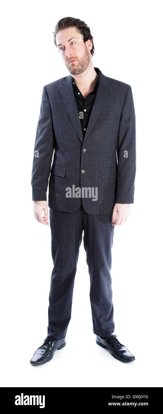 Serious old man in suit Cut Out Stock Images & Pictures - Alamy