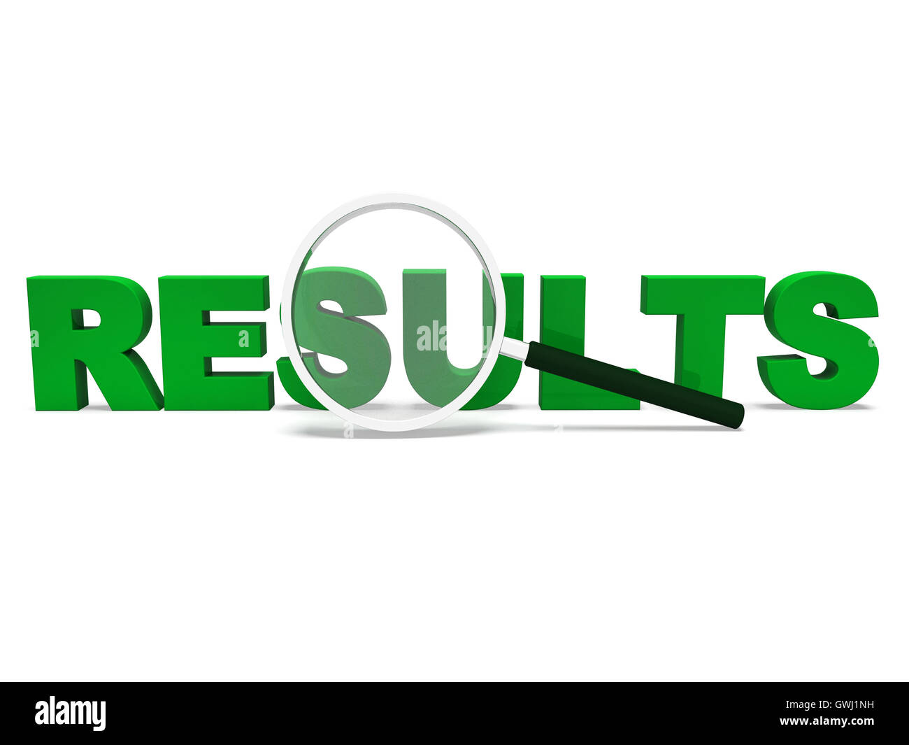 Results Word Shows Score Result Or Achievement Stock Photo